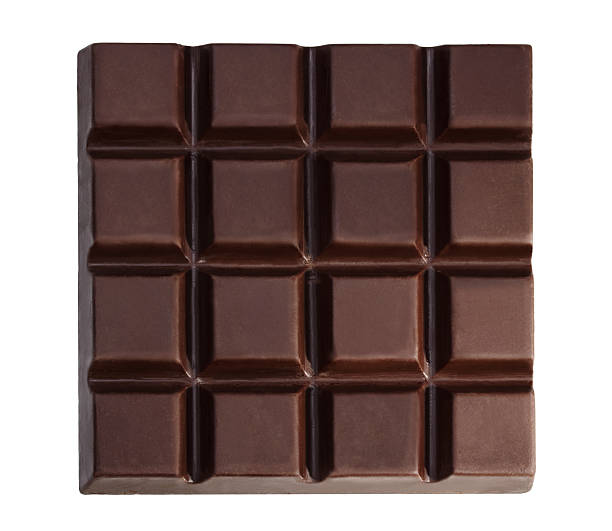 istock dark chocolate bar  isolated on white background 540842520