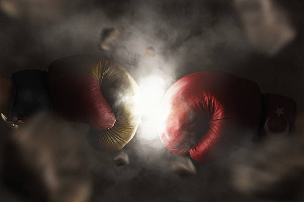istock Symbol of the Crisis between Germany and Turkey symbolized with 540845706