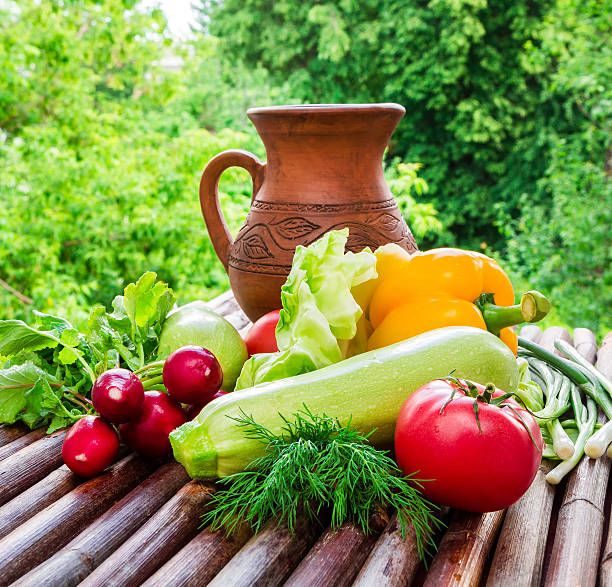 istock Healthy food from village 540846392