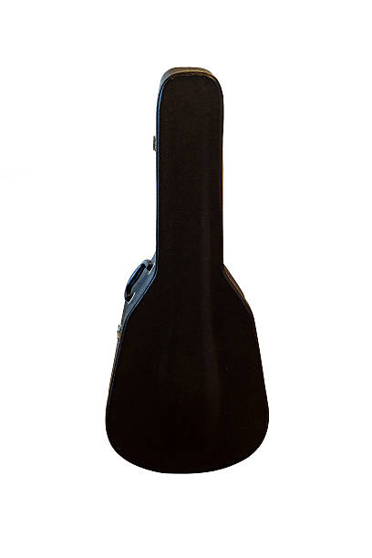 istock Black Hard Case for Guitar isolated 540847424