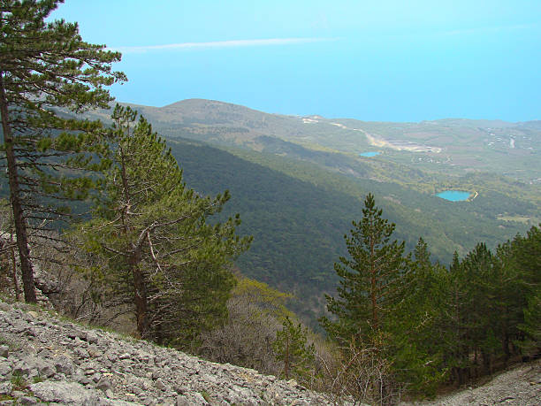 istock Crimean mountains and the black sea 540849142