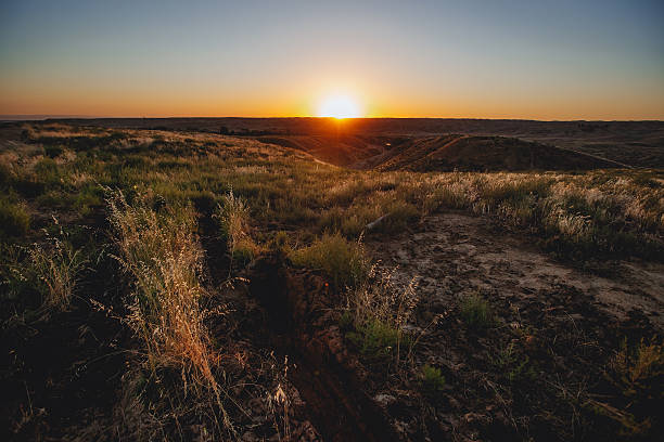 istock Sunset in Central Valley, California, USA 540849618