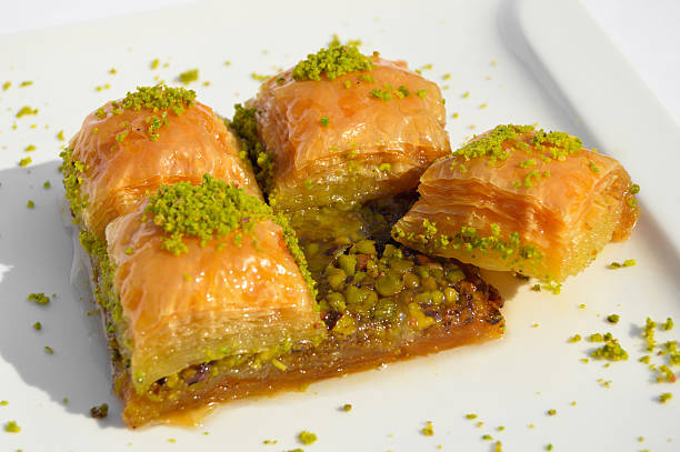 istock Very sweet pistachio baklava 540853466