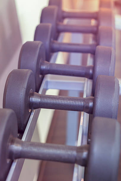 istock Row of Dumbbells 540854352