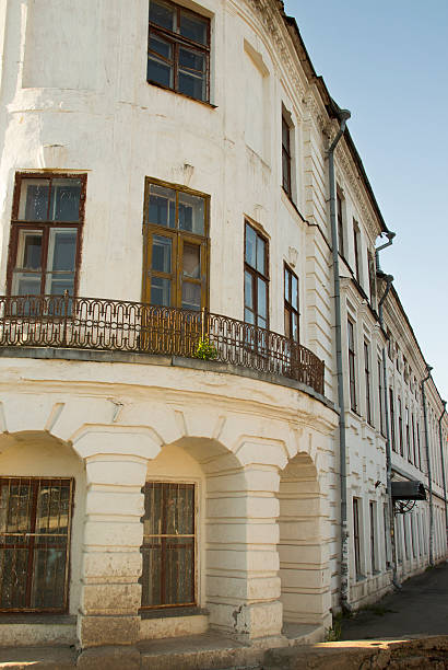 istock View of an old building in Russia 540856190