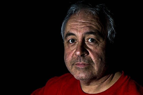 istock Rugged looking mature man  head and shoulders portrait 540857046