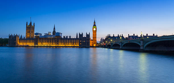 istock Big Ben and Westminster Bridge in London at night, UK 540858182