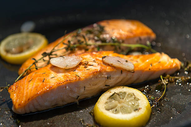 istock salmon filet in a frying pan 540859134