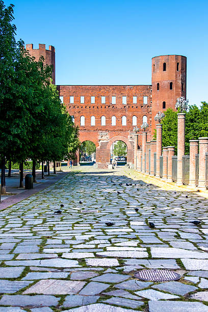 istock The Palatine Gate in Turin, Italy 540860120
