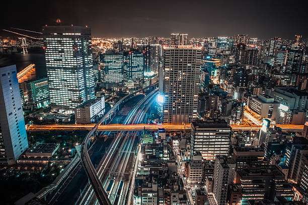 istock Tokyo, Japan cityscape and highways. 540860482
