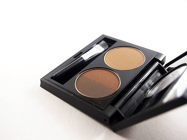 istock Eyebrow cassette, brown powder with brush 540866644