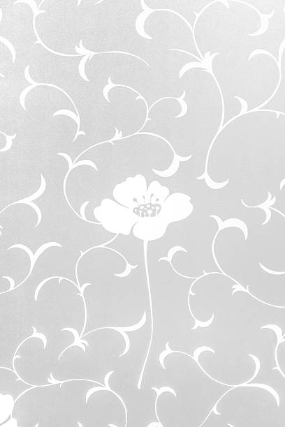 istock Close-up of sticker opaque flower. 540867882