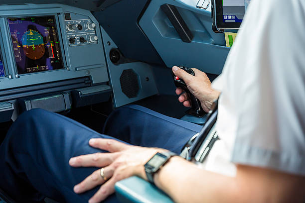 istock Pilot sitting in an aircraft cockpit. 540868740