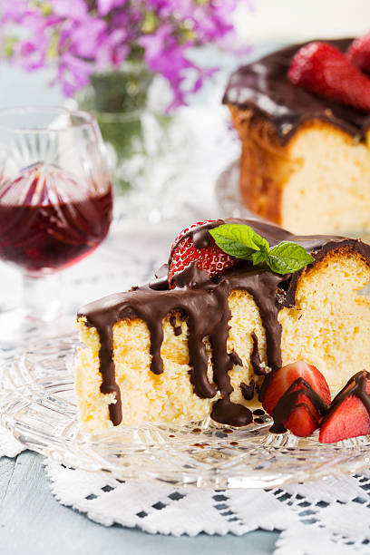 istock Cheesecake with strawberries and chocolate. 540869576