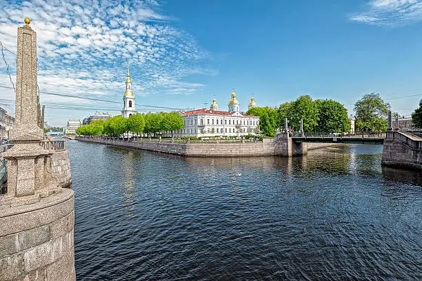 Photo of Canal bridges and St Nicholas' Naval Cathedral