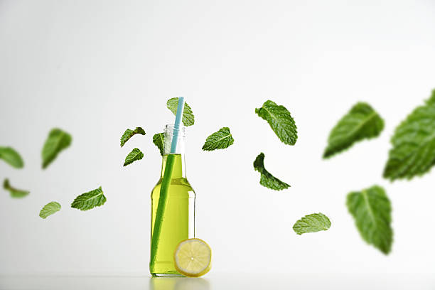 istock Lemonades, cocktail with ice mockup summer set 540871614