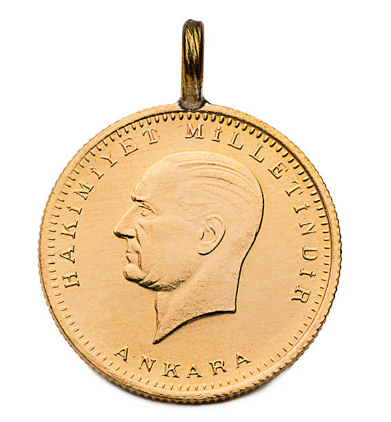istock Turkish Gold Coin Ata Lira 540871960