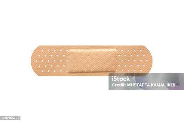 Adhesive Bandage Plaster Stock Photo - Download Image Now - Adhesive Bandage, Bandage, Cut Out