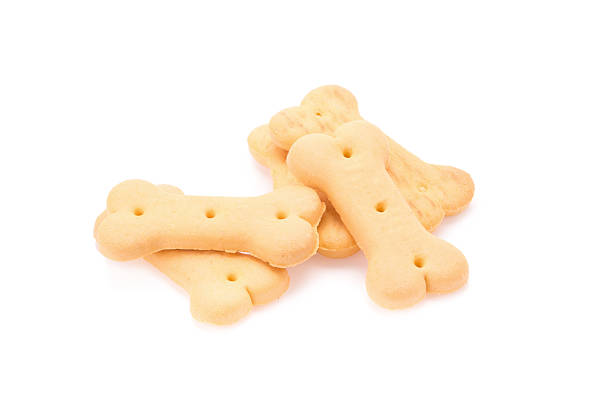 istock Dog food biscuit shaped like bones 540968054