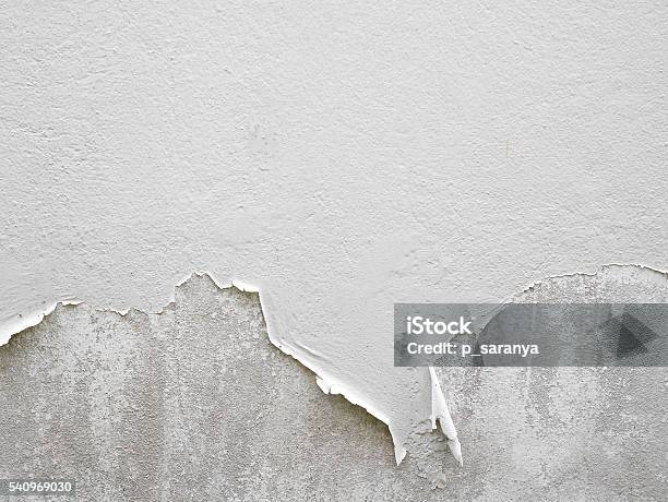 White Peeling Paint Wall Stock Photo - Download Image Now - Peeling Off, Wall - Building Feature, Paint