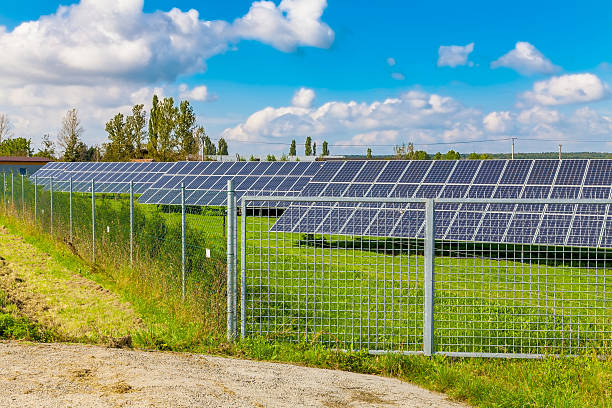 istock Solar panel produces green, environmentally friendly energy from the sun. 540976618