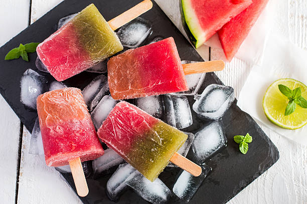 istock Homemade Ice Cream - Watermelon And Limes 540978906