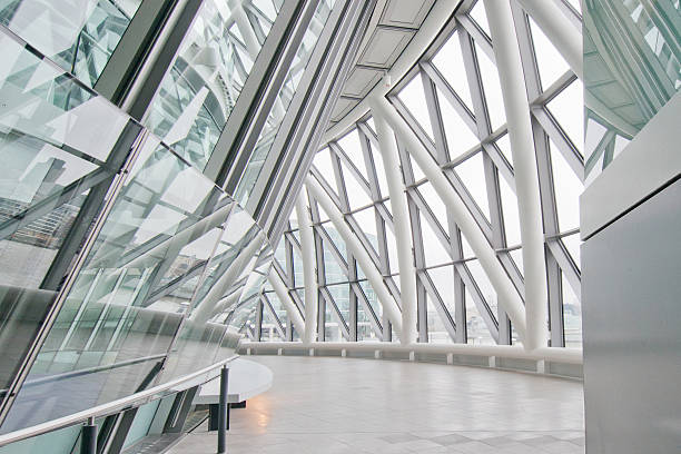 istock Atrium or Corridor, Hallway, City Hall Public Building, London 540979358