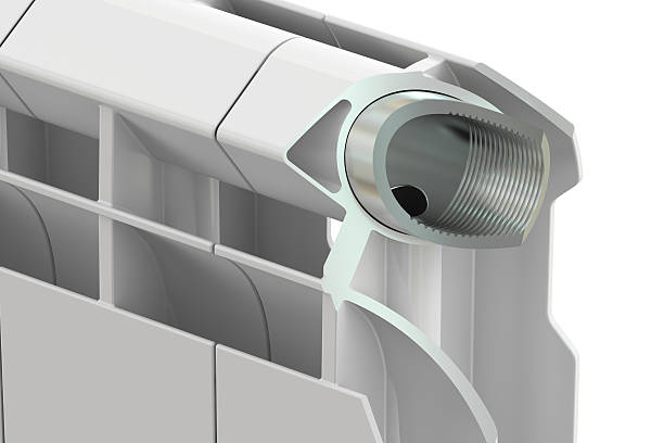 istock Cut of a heating radiator, 3D rendering 540982272