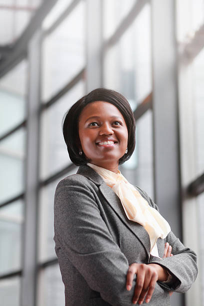 confident African business woman
