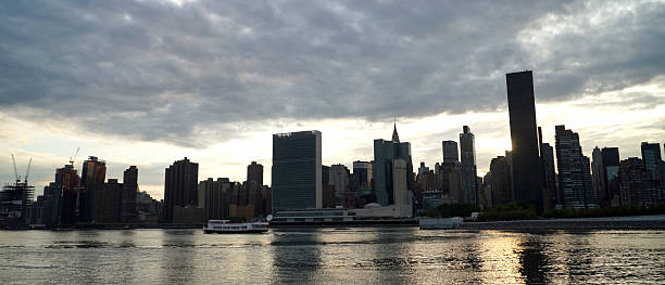 istock Outline of skyscrapers 540983548