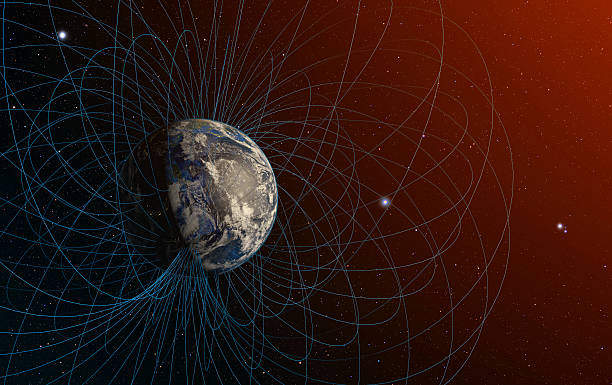 istock Planet Earth's magnetic field 540987704