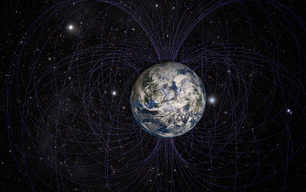 istock Planet Earth's magnetic field 540987824