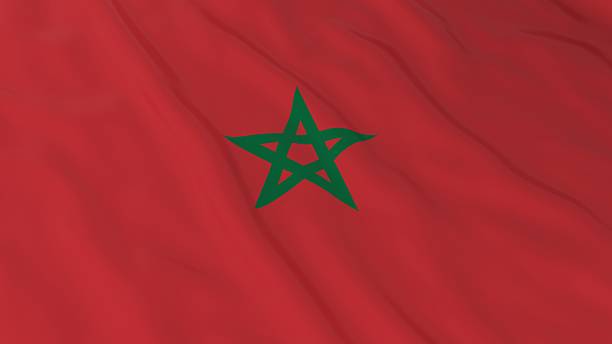 istock Moroccan Flag HD Background - Flag of Morocco 3D Illustration 540988414