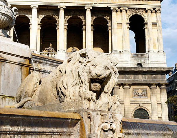 istock Lion Fountain at Saint Sulpice, Paris 540988602