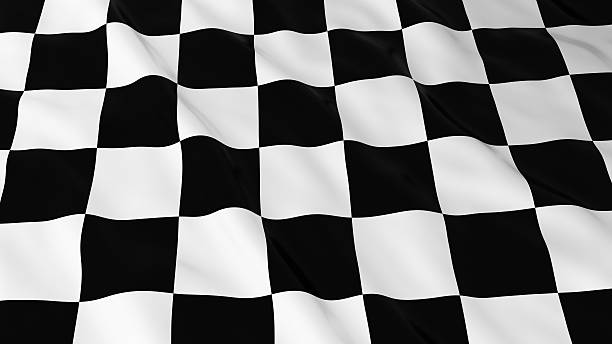 istock Checkered Racing Flag HD Background - Finishing Line Flag Illustration 540988834