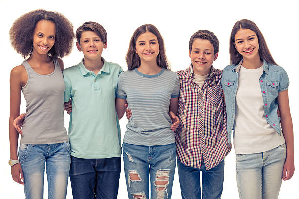 istock Group of teenagers 540991458