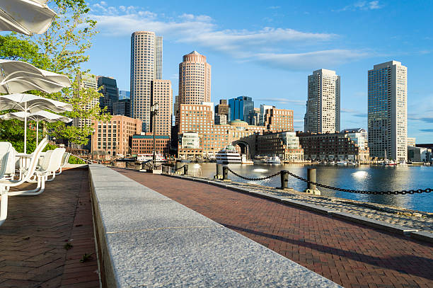 istock Morning in late spring Rowes Wharf 540991628