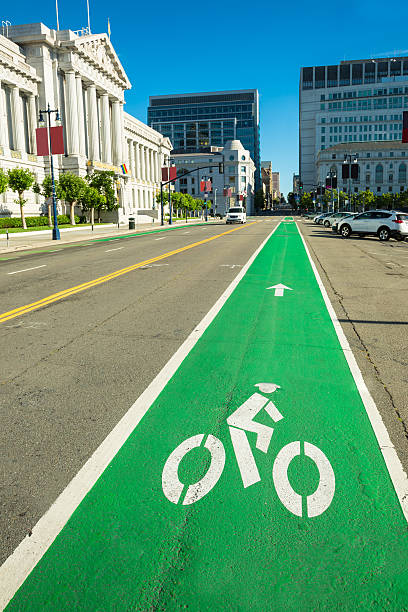 istock Bike lane 540991742