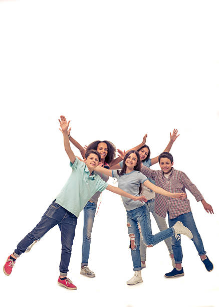 istock Group of teenagers 540991876