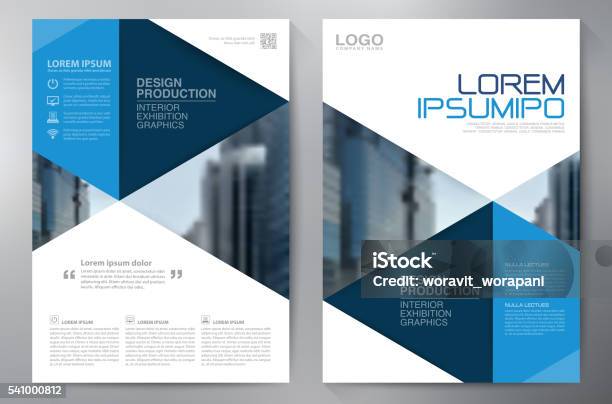 Business Brochure Flyer Design A4 Template Stock Illustration - Download Image Now - Template, Brochure, Plan - Document