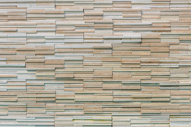 istock Background of Modern Slate stone Brick Wall Surfaced for design 541000972