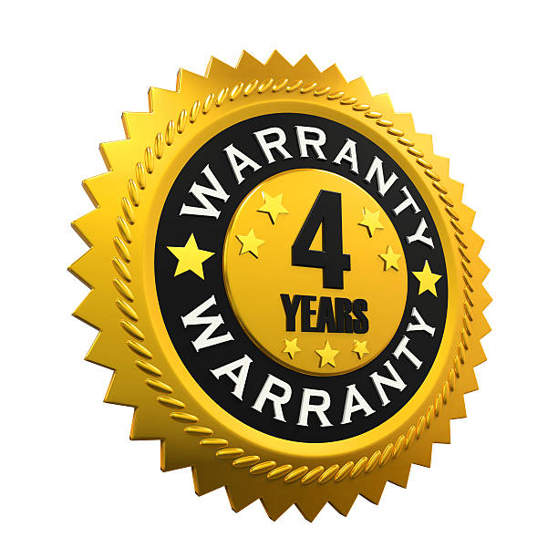 istock 4 Years Warranty Sign 541001382