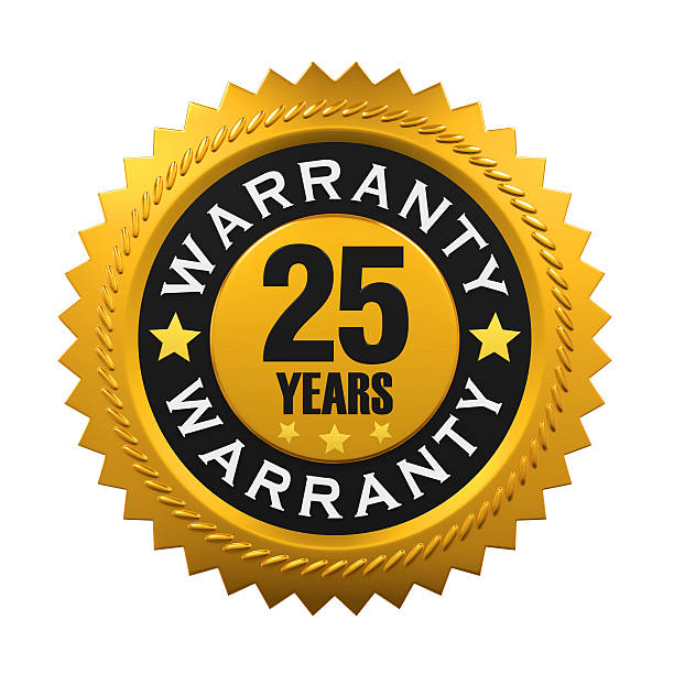 istock 25 Years Warranty Sign 541005452