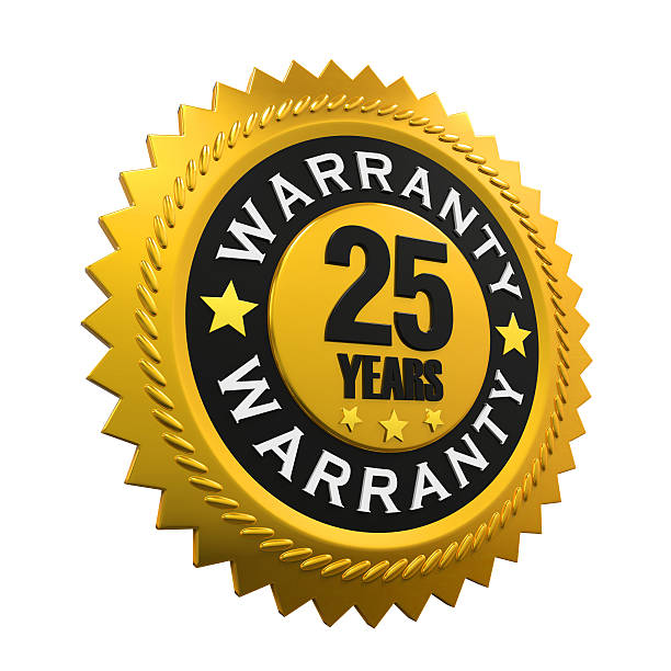 istock 25 Years Warranty Sign 541005642