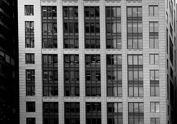 istock Skyscraper with glass facade with B&W color 541007986