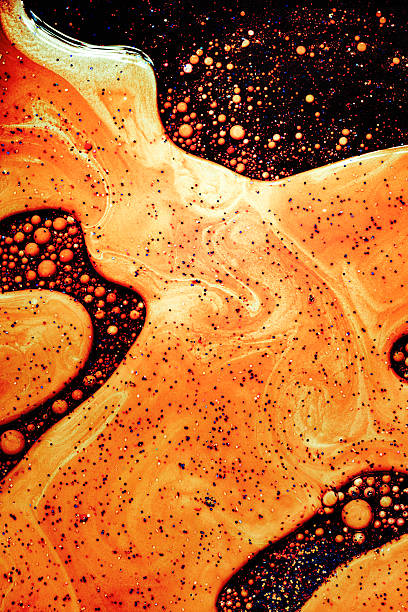 istock Vibrant color background, abstract paint, splashes, drops 541008346
