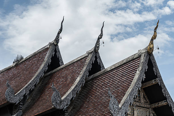istock Part of Thai temple roof 541108574