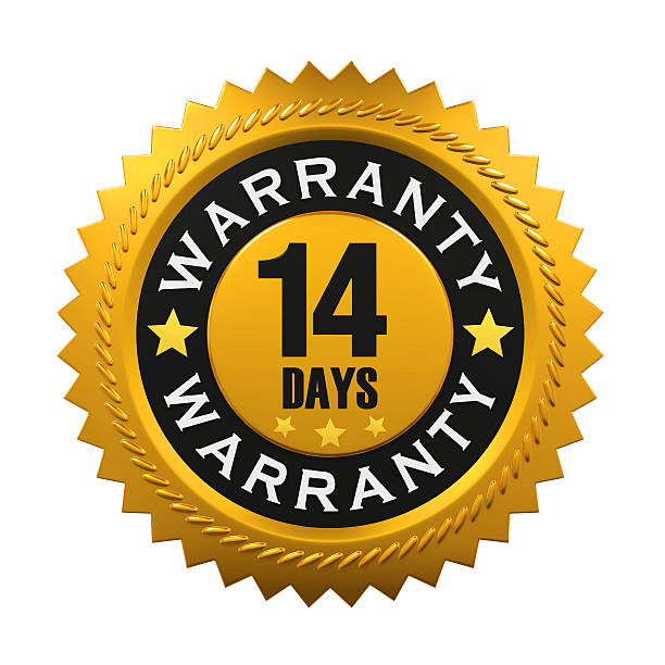 istock 14 Days Warranty Sign 541108896