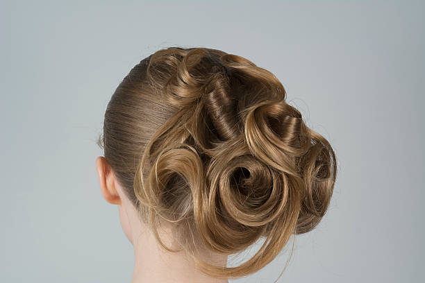 istock Beauty with hair in romantic style 541110610