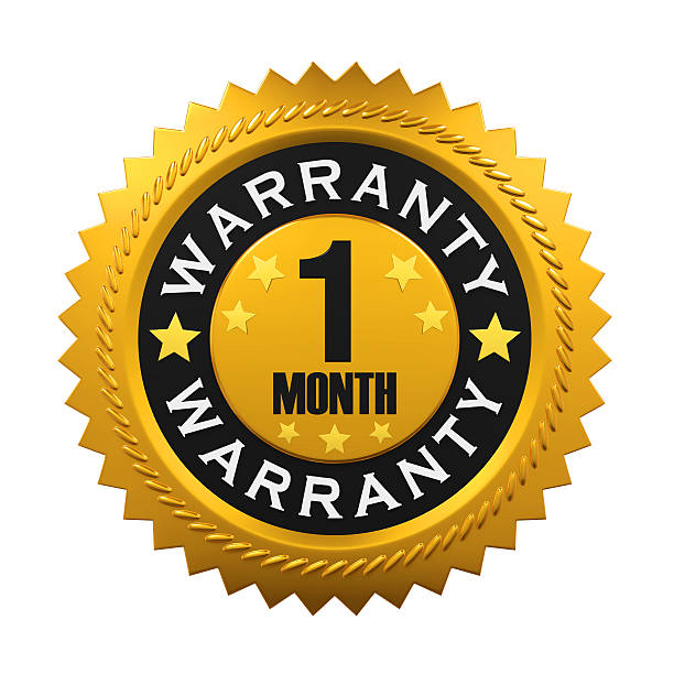 istock 1 Month Warranty Sign 541111760